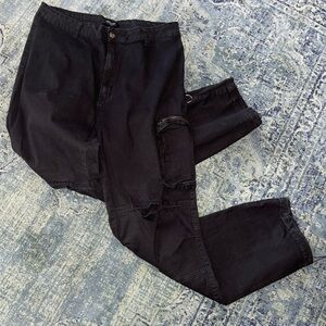 American Bazi Cargo Split Knee Joggers 2X